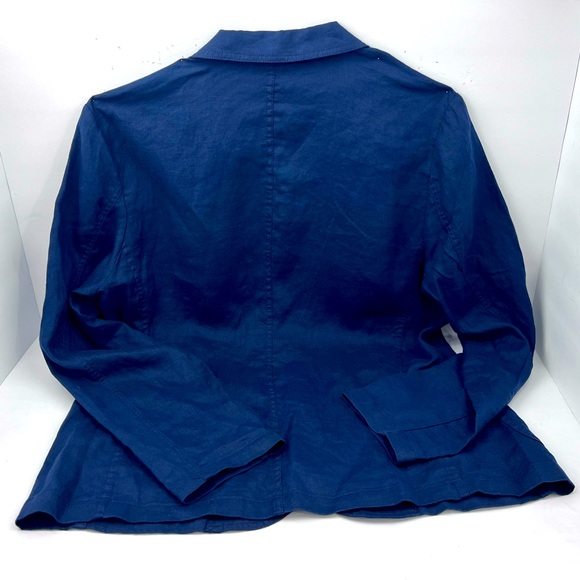 TRUTH, MEN’s 100% LINEN LIGHT & AIRY SUMMER NAVY JACKET, SIZE 42 (LARGE) - Picture 6 of 16